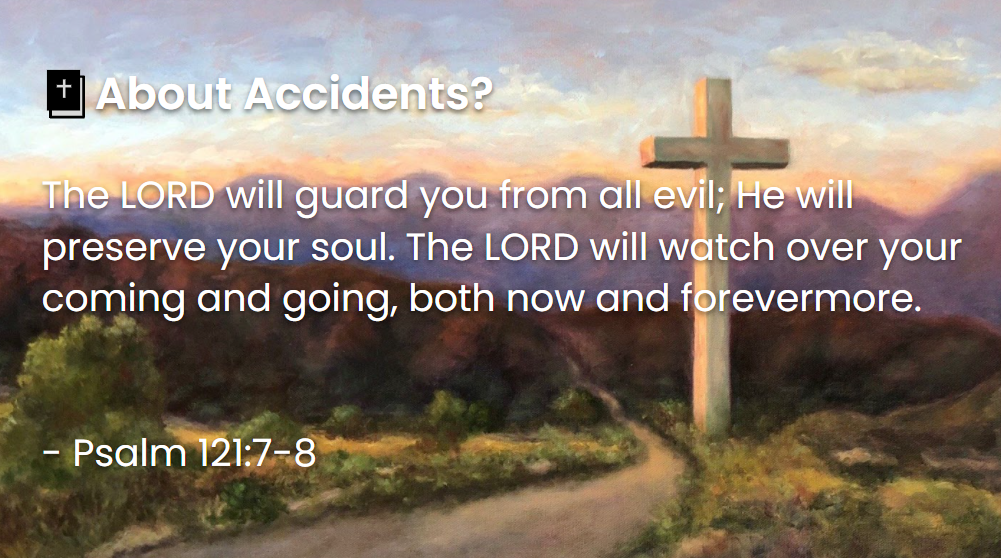 What Does The Bible Say About Accidents