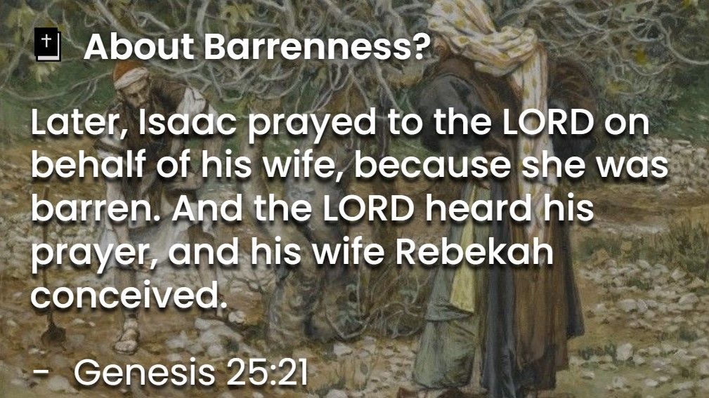 What Does The Bible Say About Barrenness