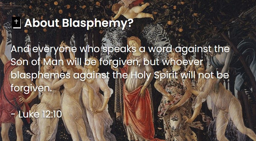 What Does The Bible Say About Blasphemy