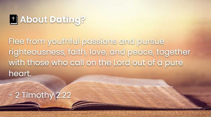 What Does The Bible Say About Dating