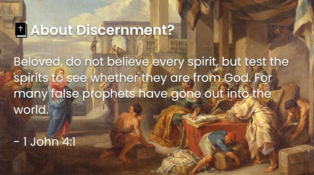 What Does The Bible Say About Discernment
