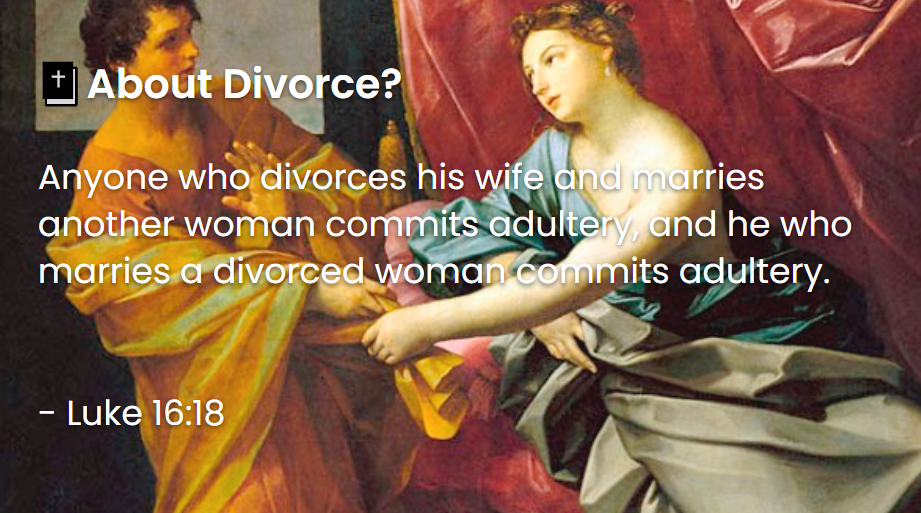 What Does The Bible Say About Divorce