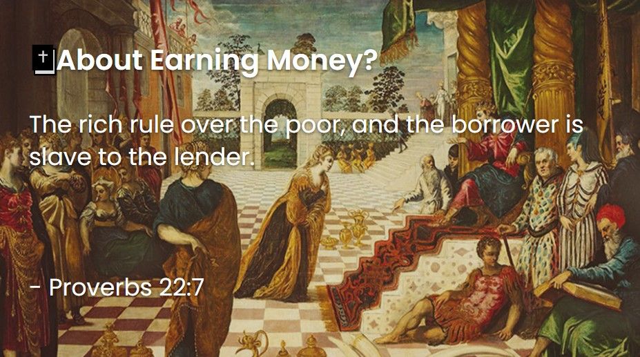 What Does The Bible Say About Earning Money