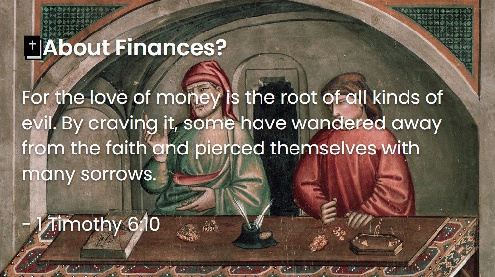 What Does The Bible Say About Finances