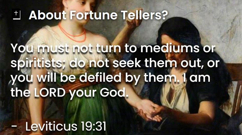 What Does The Bible Say About Fortune Tellers
