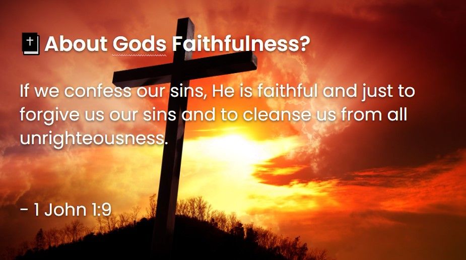 What Does The Bible Say About Gods Faithfulness