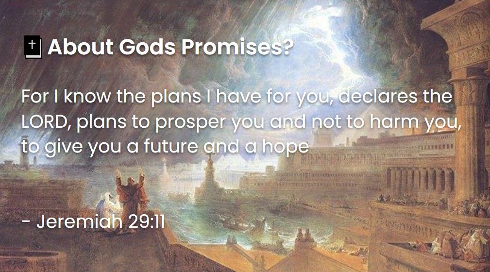 What Does The Bible Say About Gods Promises