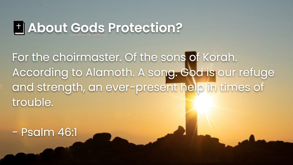 What Does The Bible Say About Gods Protection