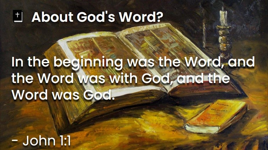 What Does The Bible Say About Gods Word