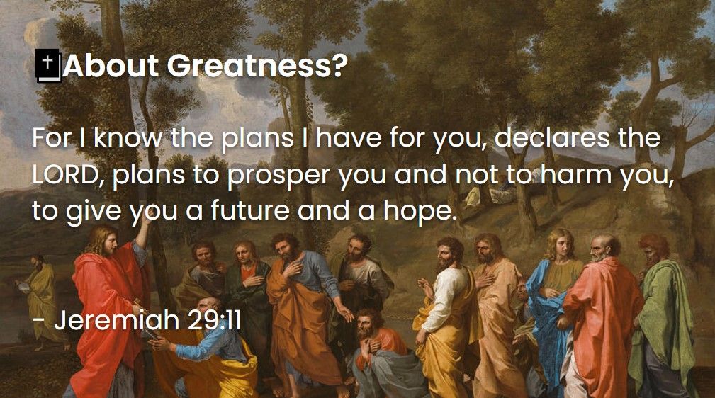 What Does The Bible Say About Greatness