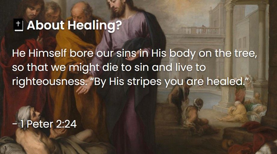 What Does The Bible Say About Healing