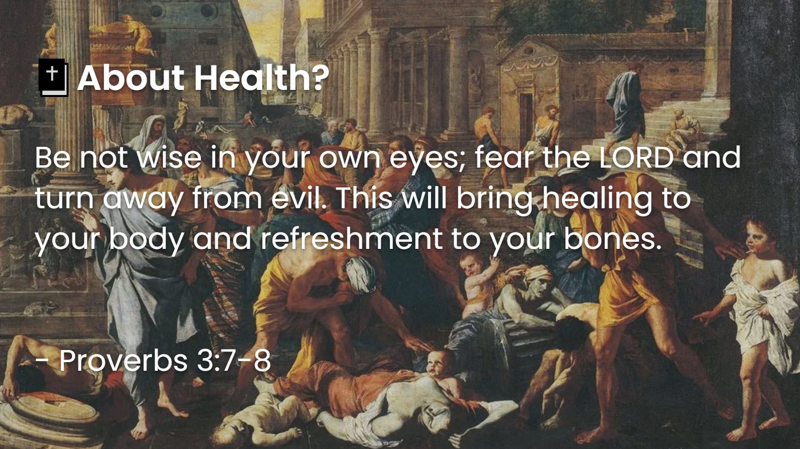 What Does The Bible Say About Health