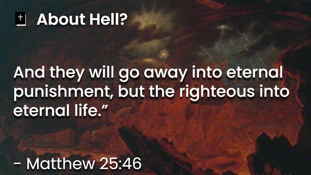 What Does The Bible Say About Hell