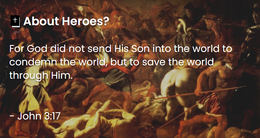 What Does The Bible Say About Heroes