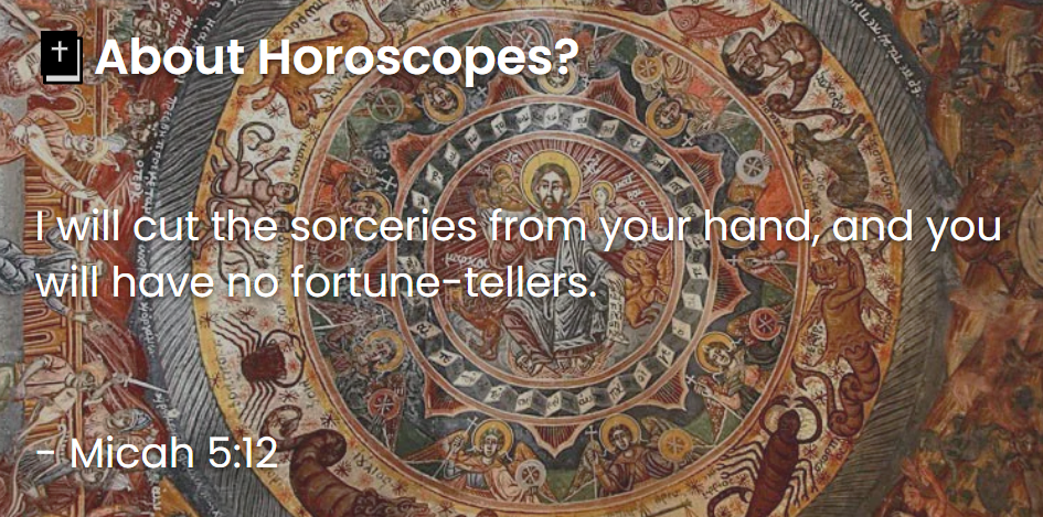 What Does The Bible Say About Horoscopes
