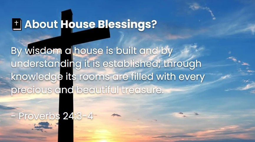 What Does The Bible Say About House Blessings