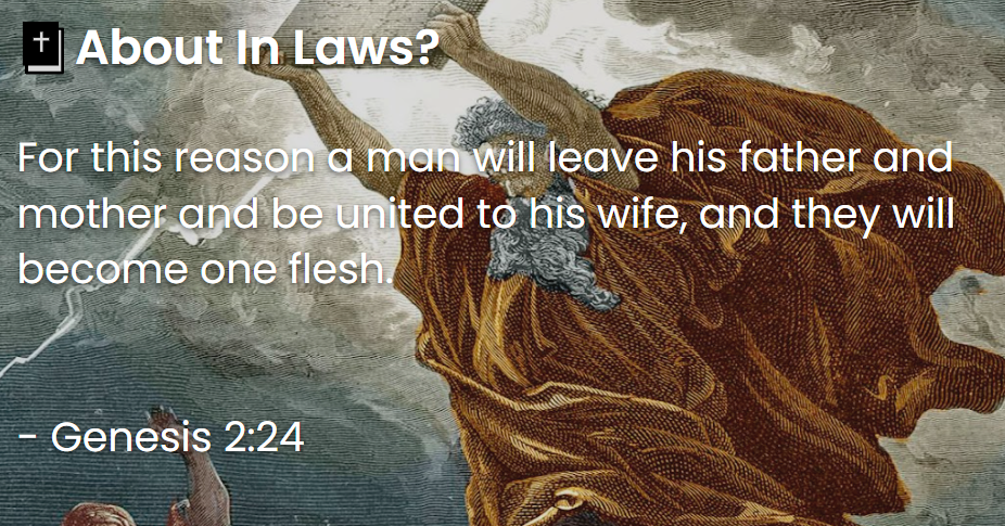 What Does The Bible Say About In Laws