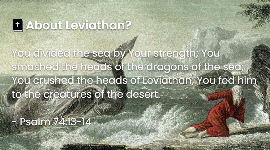 What Does The Bible Say About Leviathan