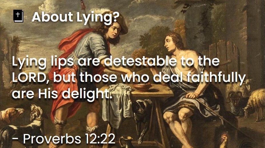 What Does The Bible Say About Lying