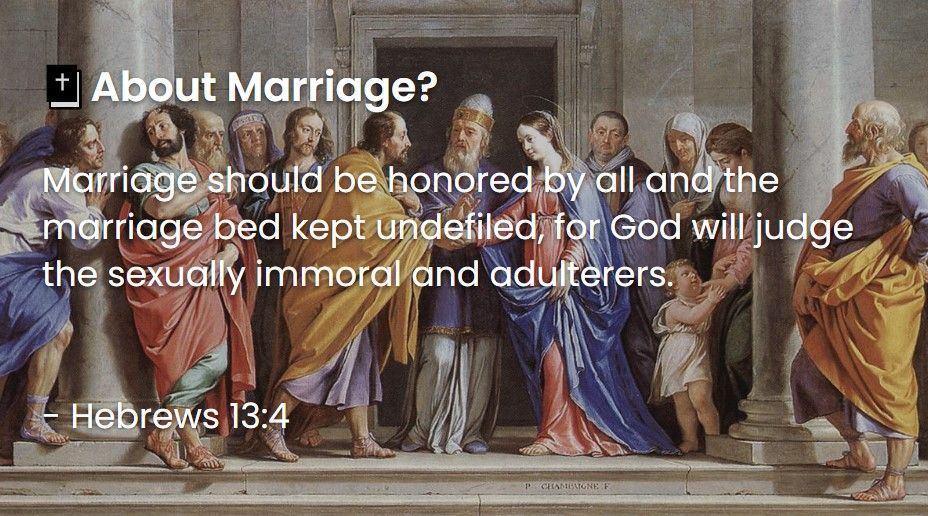 What Does The Bible Say About Marriage