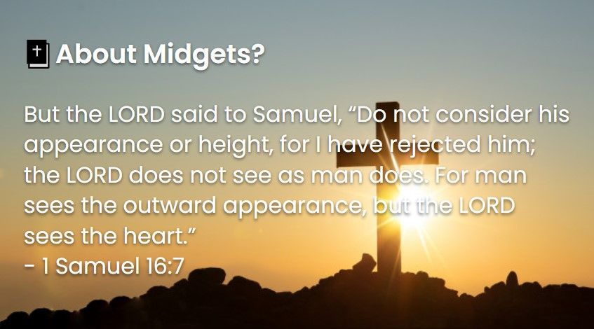 What Does The Bible Say About Midgets