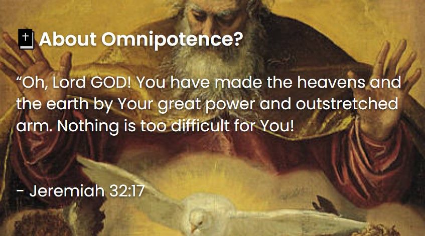 What Does The Bible Say About Omnipotence