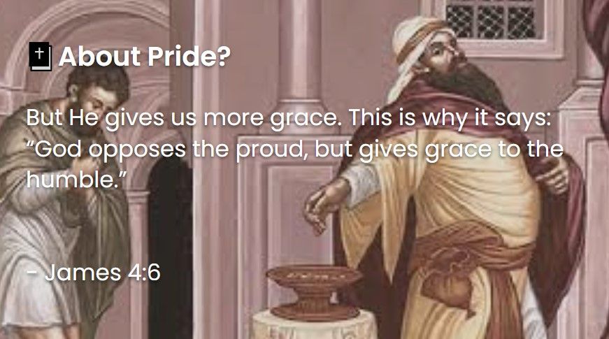What Does The Bible Say About Pride