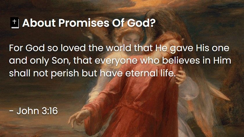 What Does The Bible Say About Promises Of God