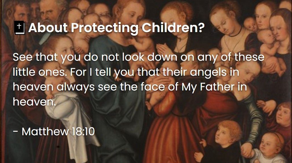 What Does The Bible Say About Protecting Children