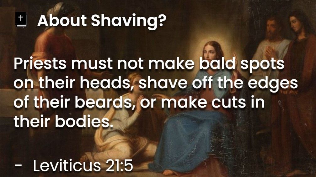 What Does The Bible Say About Shaving