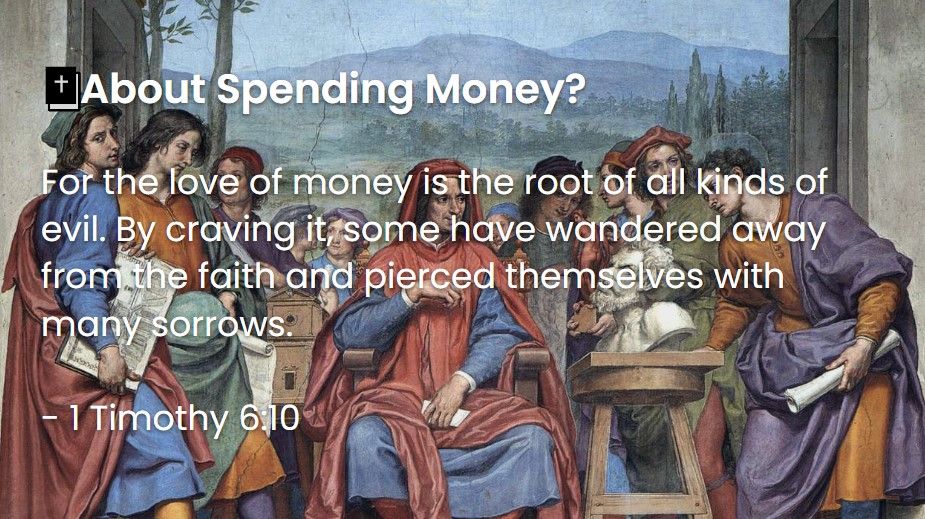 What Does The Bible Say About Spending Money