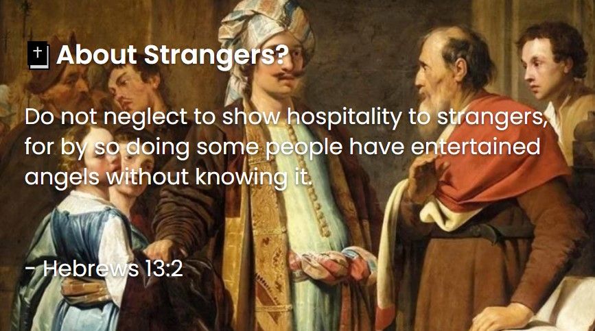 What Does The Bible Say About Strangers
