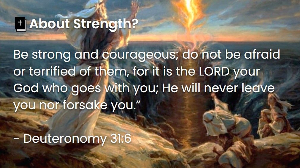 What Does The Bible Say About Strength
