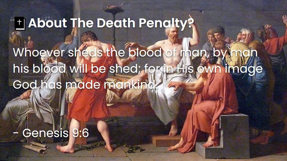 What Does The Bible Say About The Death Penalty