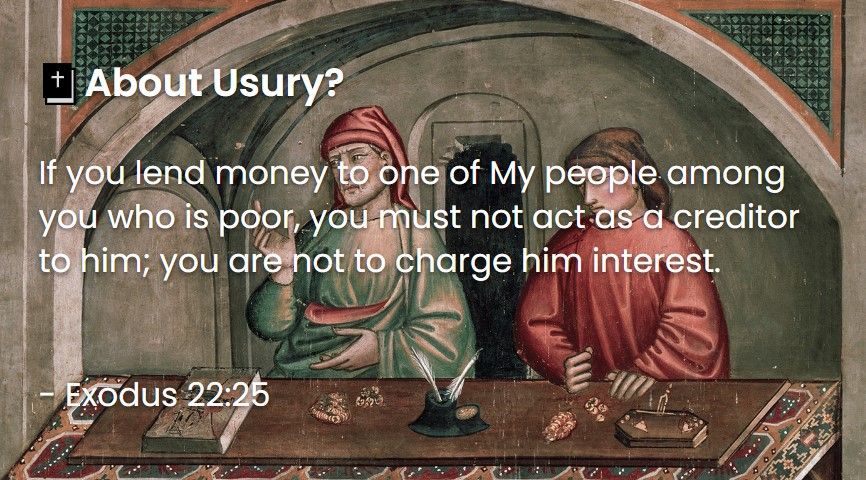 What Does The Bible Say About Usury 2