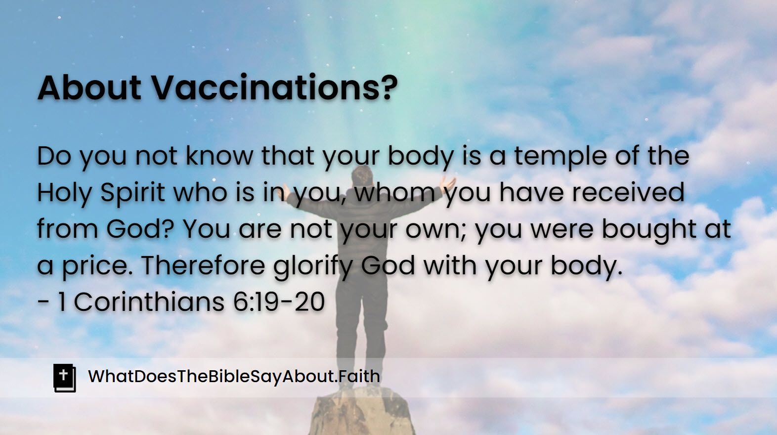 What does the bible say about vaccinations