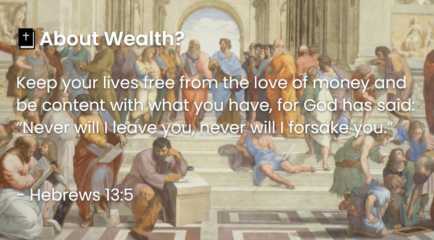 What Does The Bible Say About Wealth